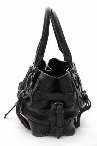 Burberry Black Leather Rowan Satchel