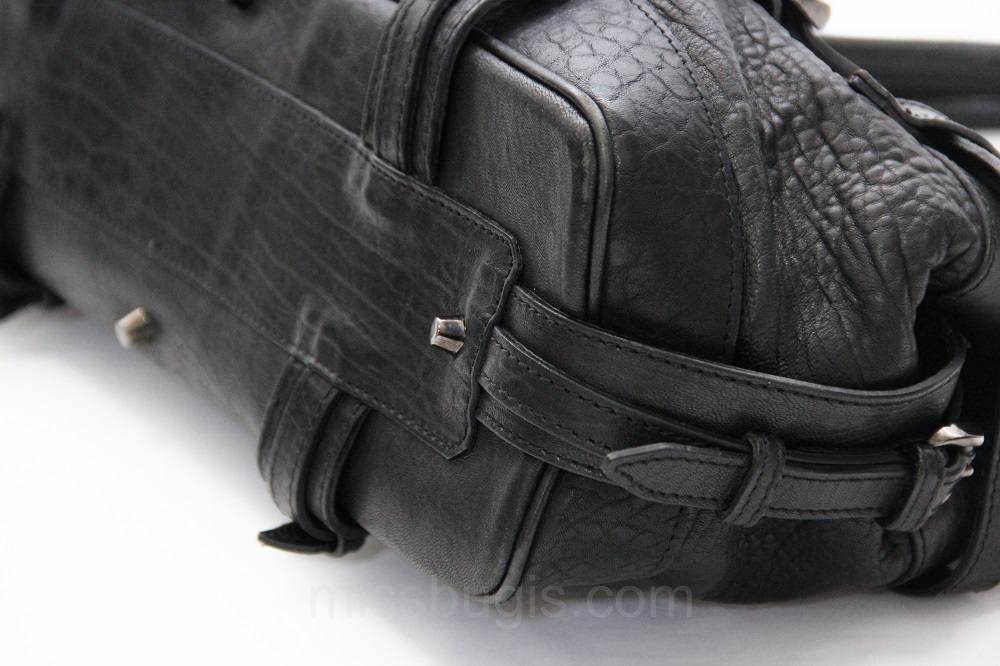 burberry black satchel