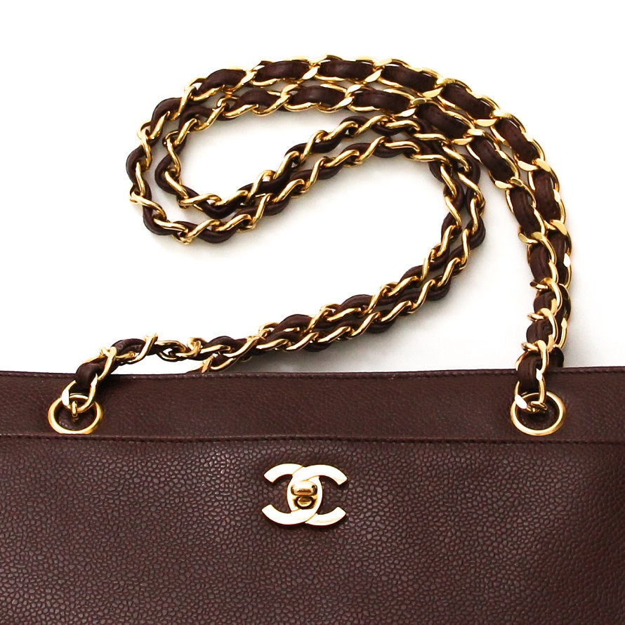Chanel Caviar Leather Bag Miss Bugis