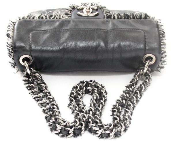 Chanel Funny Tweed Lambskin Leather Flap Bag