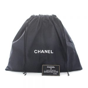 Chanel East West Double Pocket Caviar Leather Bag
