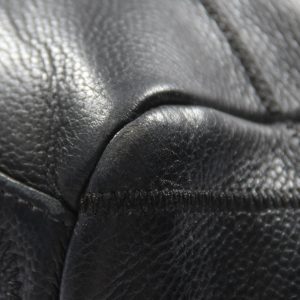 Chanel Black Square Quilted Caviar Leather Satchel