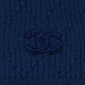 Chanel Lattice Pattern Knit Top