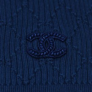 Chanel Lattice Pattern Knit Top