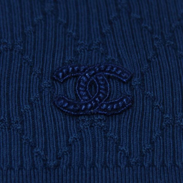 Chanel Lattice Pattern Knit Top