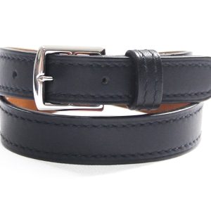 Hermes Etriviere Double Tour Leather Bracelet/Choker