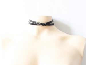 Hermes Hapi III Leather Bracelet/Choker