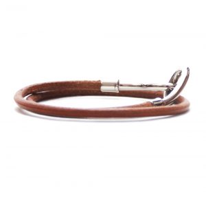 Hermes Jumbo Leather Hook Bracelet/Choker