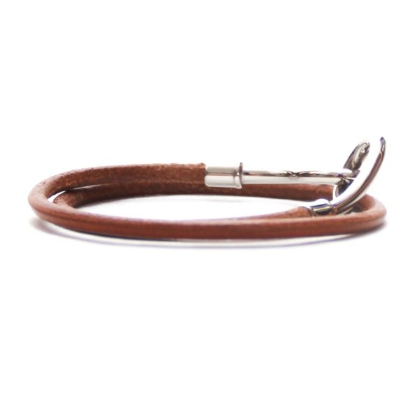 Hermes Jumbo Leather Hook Bracelet/Choker