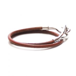 Hermes Jombo Leather Hook Bracelet/Choker