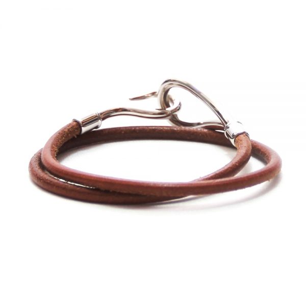 Hermes Jombo Leather Hook Bracelet/Choker