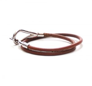 Hermes Jombo Leather Hook Bracelet/Choker