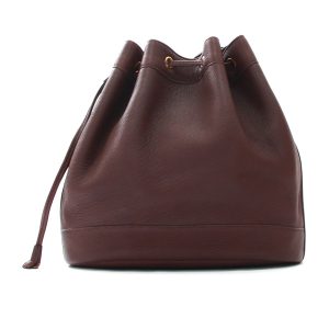 Hermes Leather Gold Plated Market Bag