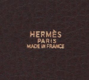 Hermes Leather Gold Plated Market Bag