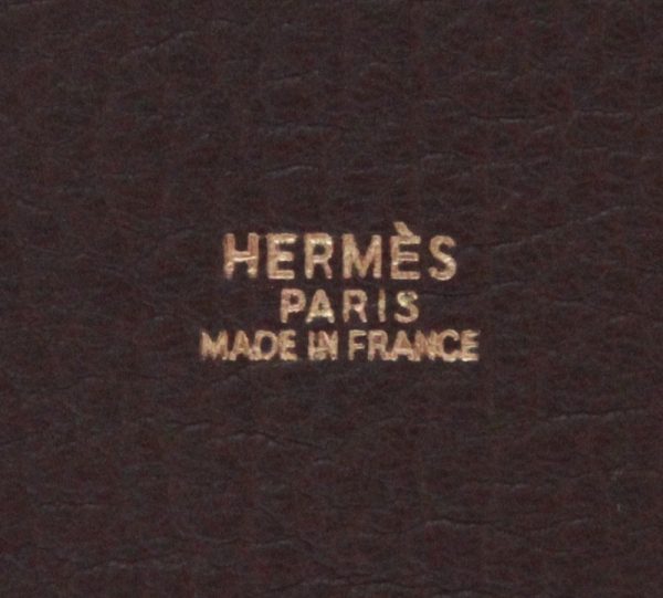 Hermes Leather Gold Plated Market Bag