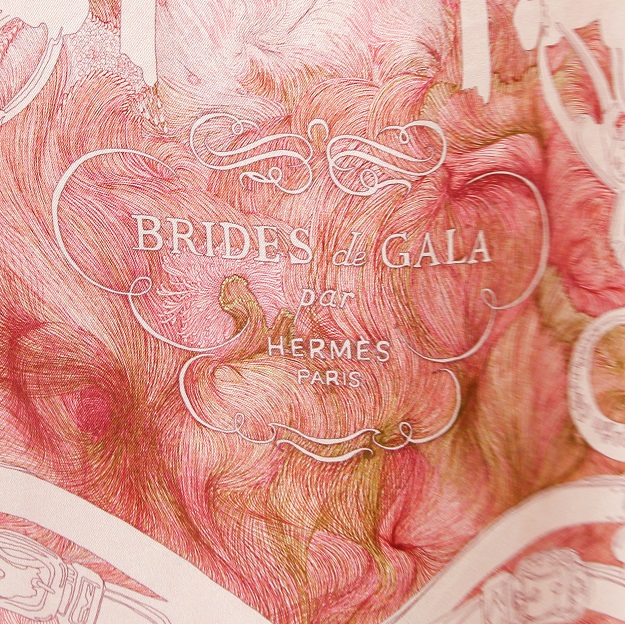 Hermes 90cm Brides de Gala En Finesse Silk Scarf