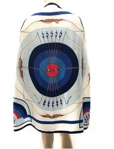 Hermes 90cm Arcs-En-Ciel J.Abadie Silk Scarf