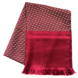 Hermes Pattern Silk Stole