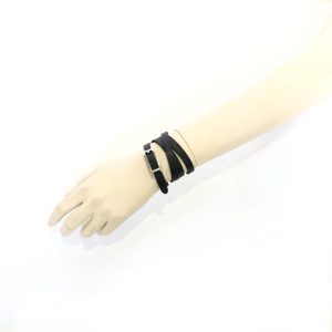 Hermes Api III Tandem Leather Bracelet