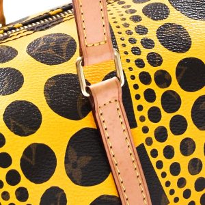 Louis Vuitton Limited Edition Monogram Canvas Tayoi Kusama Pumpkin Dots Papillon Bag