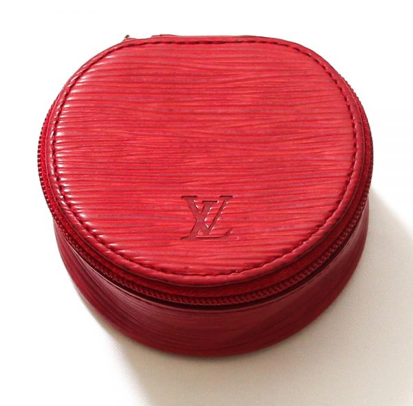 Louis Vuitton Epi Leather Red Ecrin Bijoux Jewelry Case