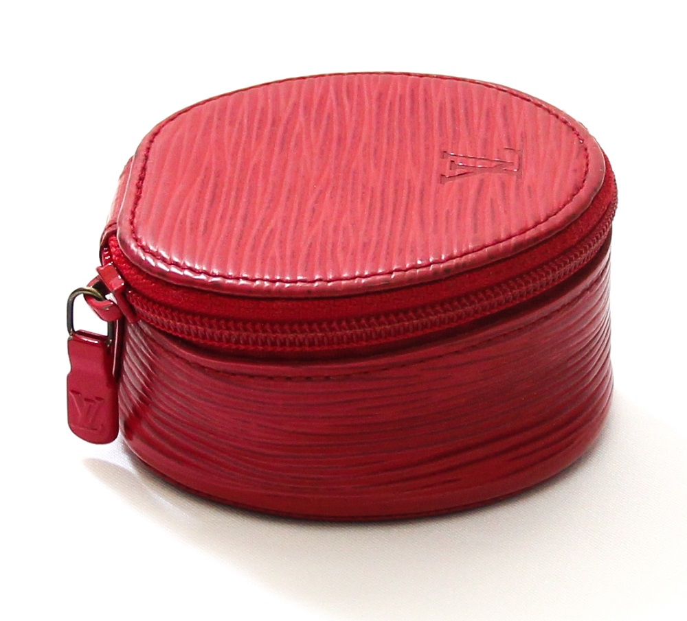 Louis Vuitton Red Epi Leather Ecrin Bijou Jewelry Case - BOPF