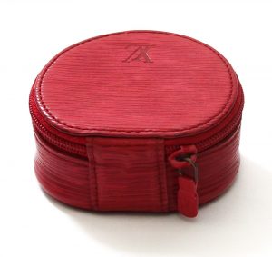 Louis Vuitton Epi Leather Red Ecrin Bijoux Jewelry Case