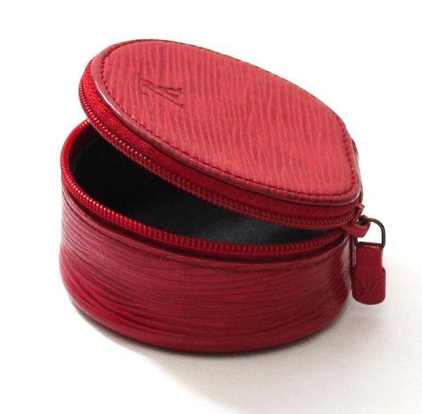 Louis Vuitton Epi Leather Red Ecrin Bijoux Jewelry Case