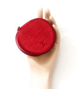 Louis Vuitton Epi Leather Red Ecrin Bijoux Jewelry Case