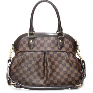 Louis Vuitton Boston Glazed Dark Brown Calf Leather Reversible