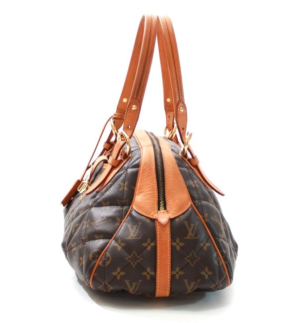 Louis VUITTON, Bag forme bowling en toile monogrammée da…