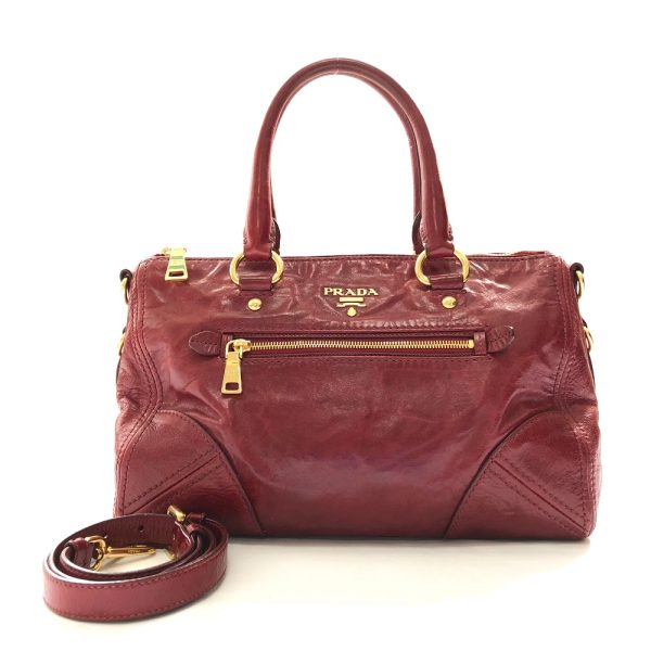 Prada Distressed Leather Tote