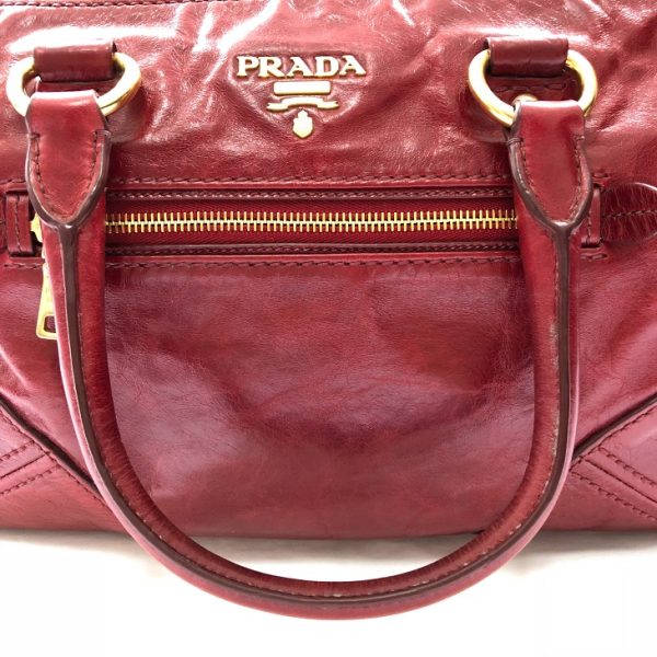 Prada Distressed Leather Tote