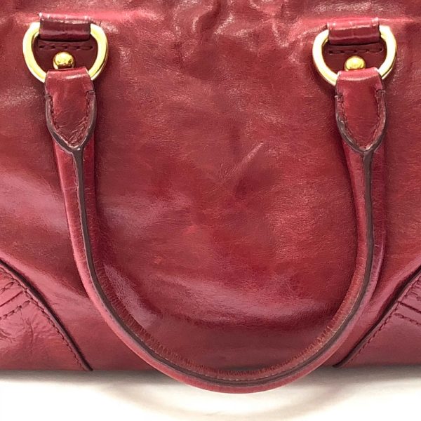 Prada Distressed Leather Tote