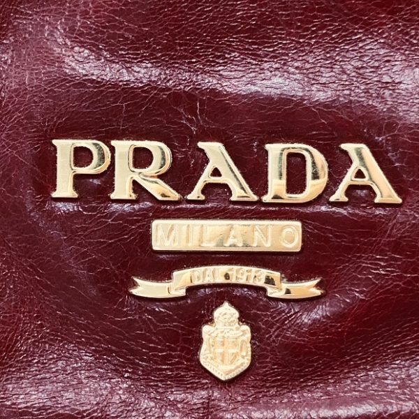 Prada Distressed Leather Tote