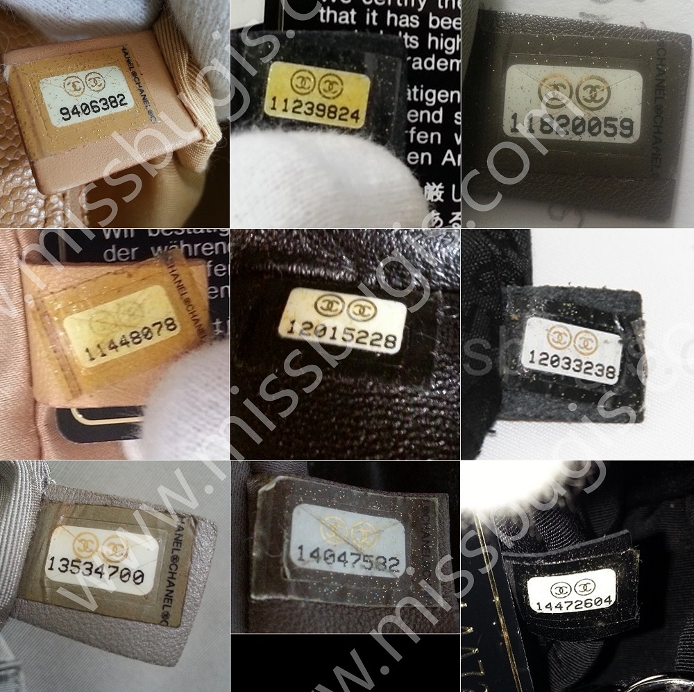 authentic chanel tag