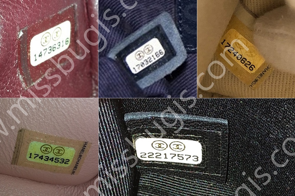 Chanel Serial Number and Hologram Sticker Guide - Miss Bugis