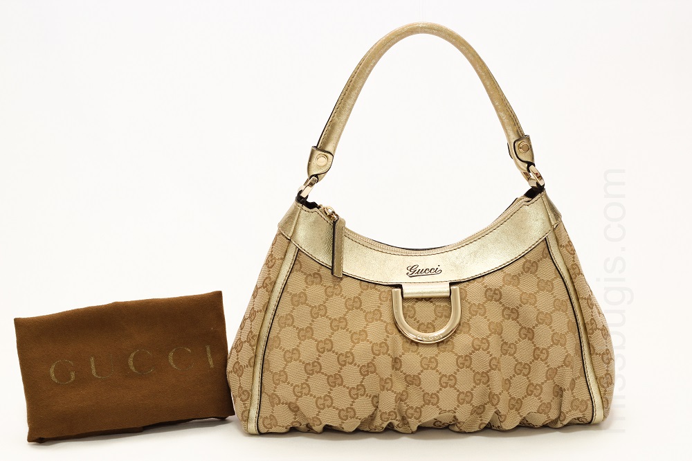 Gucci Borsa D Gold Small Hobo Bag