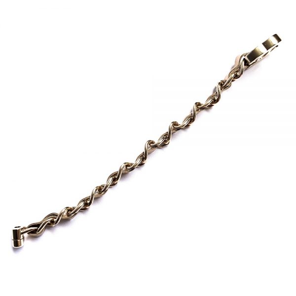 Chanel CC Turnlock Chain and Leather Entwined M Bracelet
