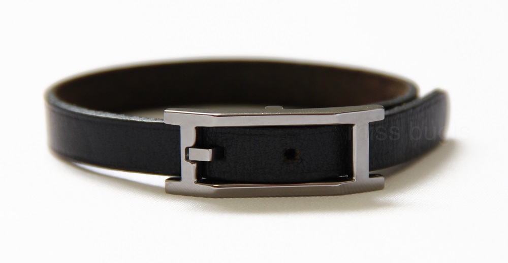 Hermes Api III Tandem Leather Bracelet