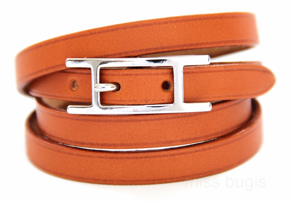 Hermes Hapi III Leather Bracelet/Choker