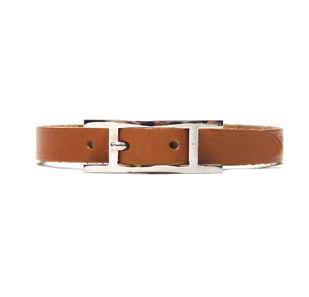 Hermes Behapi Simple Tour Leather Bracelet