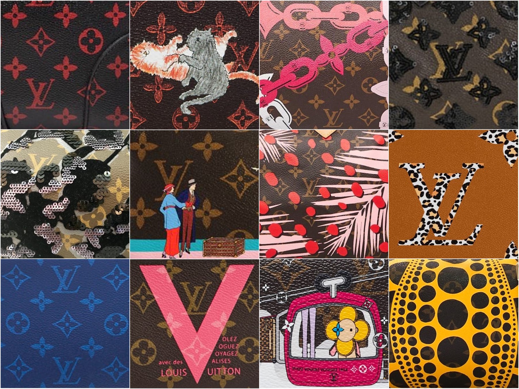 Louis Vuitton Limited Edition Coated Monogram Canvas 2010 to 2019