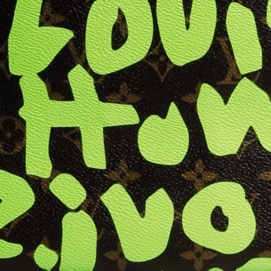 Louis Vuitton Stephen Sprouse Monogram Graffiti Scarf Neon Green