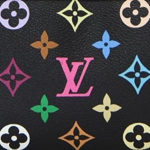 Louis Vuitton Multicolore Monogram Canvas Black