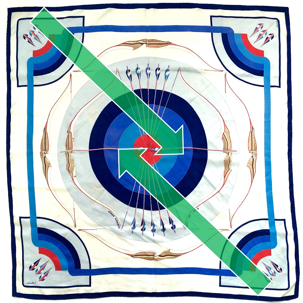 Hermes 90cm Silk Scarf Base Fold