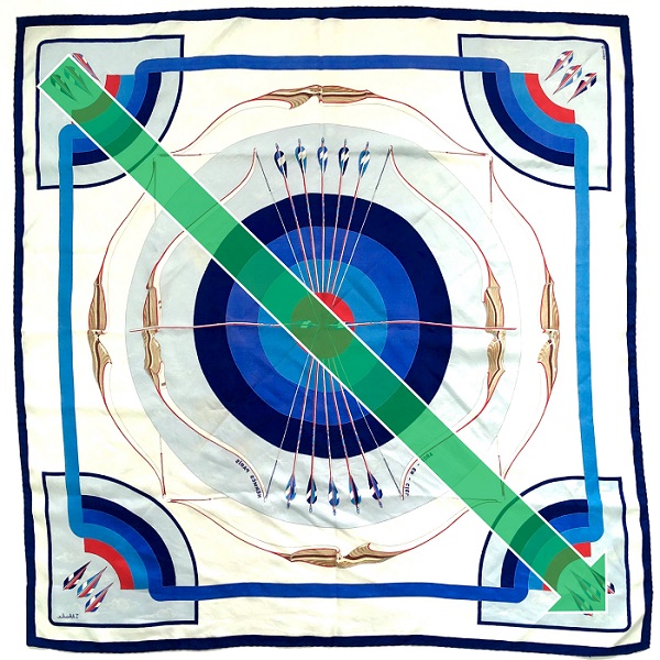 Hermes 90cm Silk Scarf Cowboy Fluid