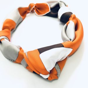 Hermes 90cm Silk Scarf Necklace