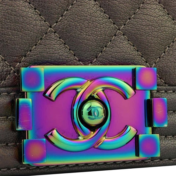 Chanel iridescent metal