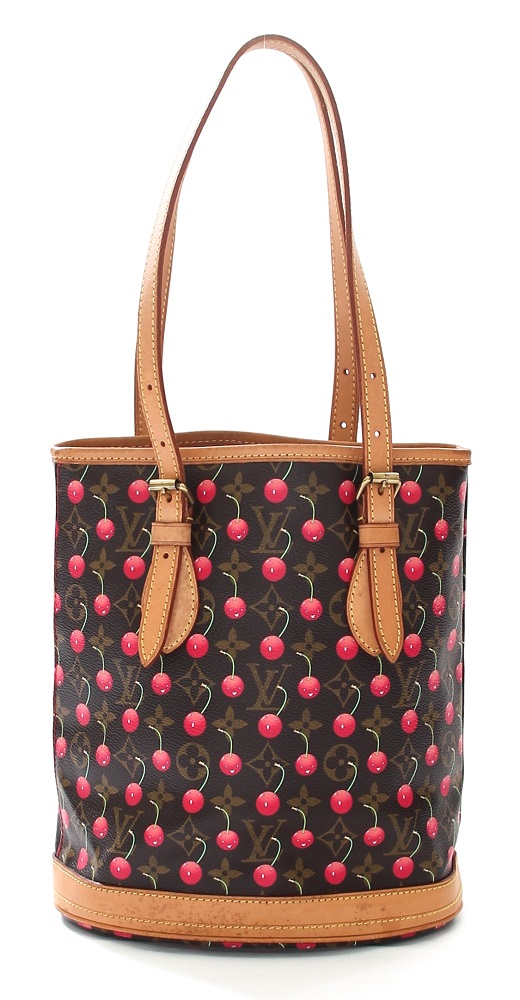 Louis Vuitton Limited Edition Monogram Canvas Cerises Cherry Bucket